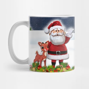 MUG DESIGN SANTA and RUDOLPH! Mug